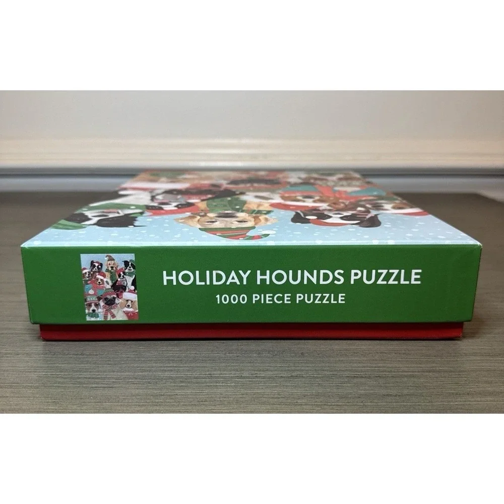 Diane Neukirch Holiday Hounds 1000 Piece Jigsaw Puzzle - Dogs‎ - New Sealed